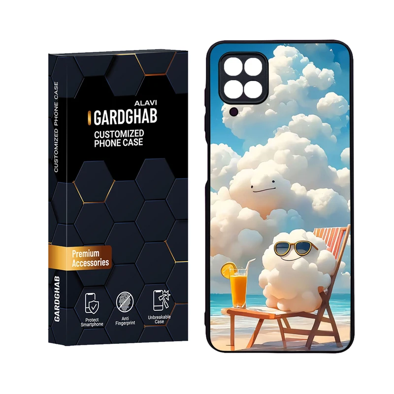 کاور گارد قاب علوی مدل Glass مناسب برای گوشی موبایل سامسونگ Galaxy A12