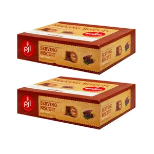 بیسکویت پذیرایی کاکائویی ارم- 650 گرم بسته 2 عددی