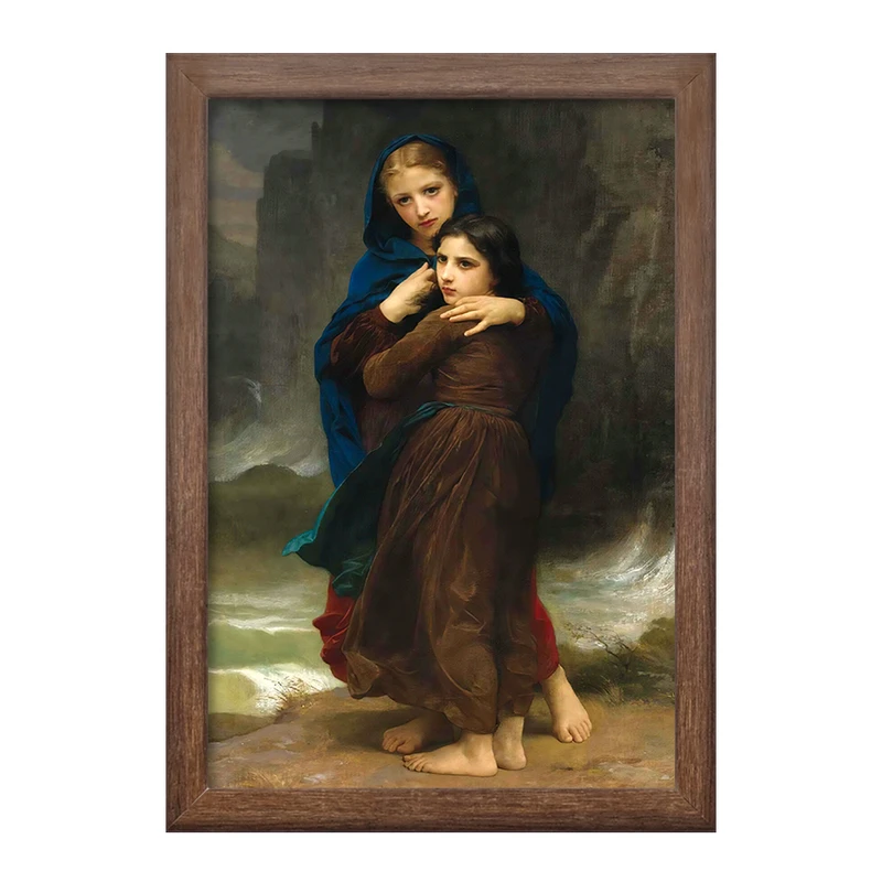 تابلو خندالو طرح نقاشی طوفان اثر ویلیام بوگرو کد F12504