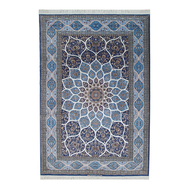 فرش دستبافت چهار متری اصفهان داوری کد 1242