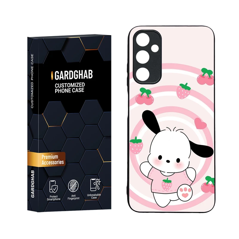 کاور گارد قاب مدل دورژله ای پشت گلس فانتزی مناسب برای گوشی موبایل سامسونگ Galaxy A05s