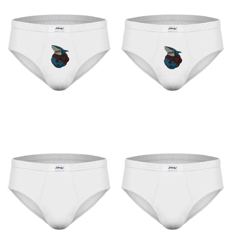 شورت مردانه تروسکان مدل slip مجموعه 4 عددی