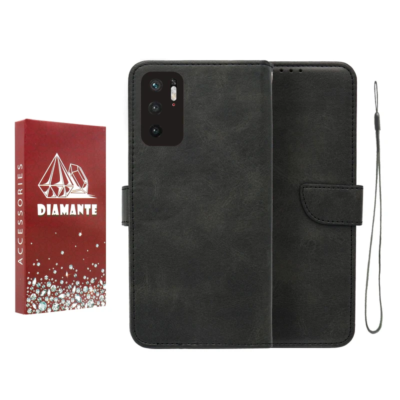 کیف کلاسوری دیامانته مدل Scusa Rd مناسب برای گوشی موبایل شیائومی Redmi Note 11 SE  به همراه بند آویز