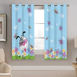 پرده نیروانا طرح کودک مدل مخمل کد 4961 سایز 140×200 سانتی متر