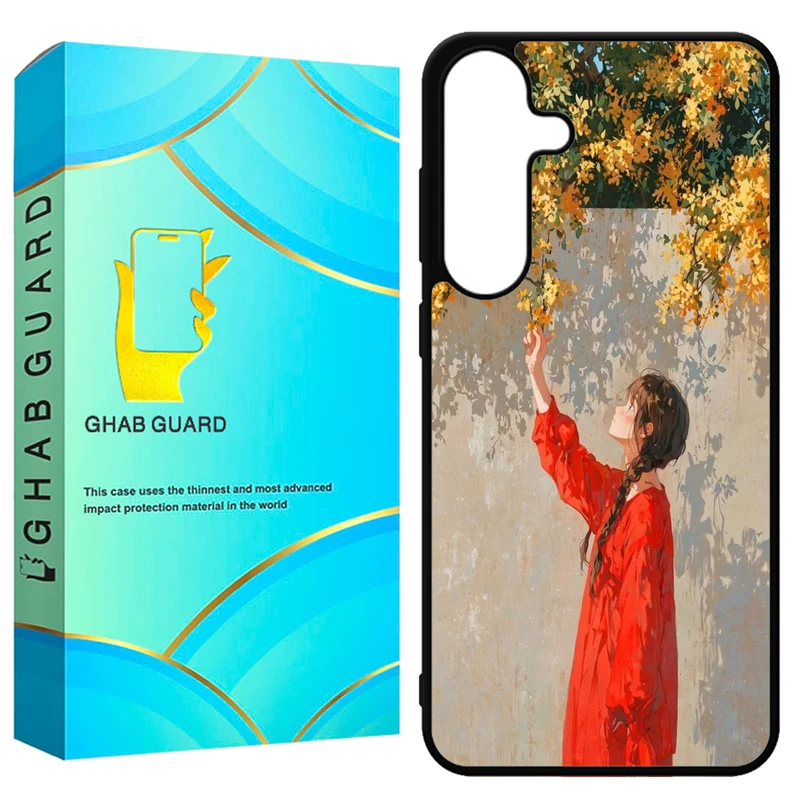 کاور قاب گارد طرح دختر مدل GCHPS24 مناسب برای گوشی موبایل سامسونگ Galaxy S24