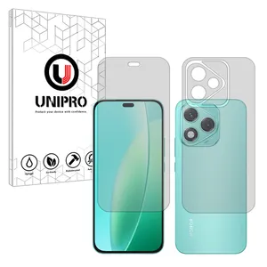 Unipro Star 4 model transparent screen protector suitable for Honor 400 Lite Mobile phone along with the back protector