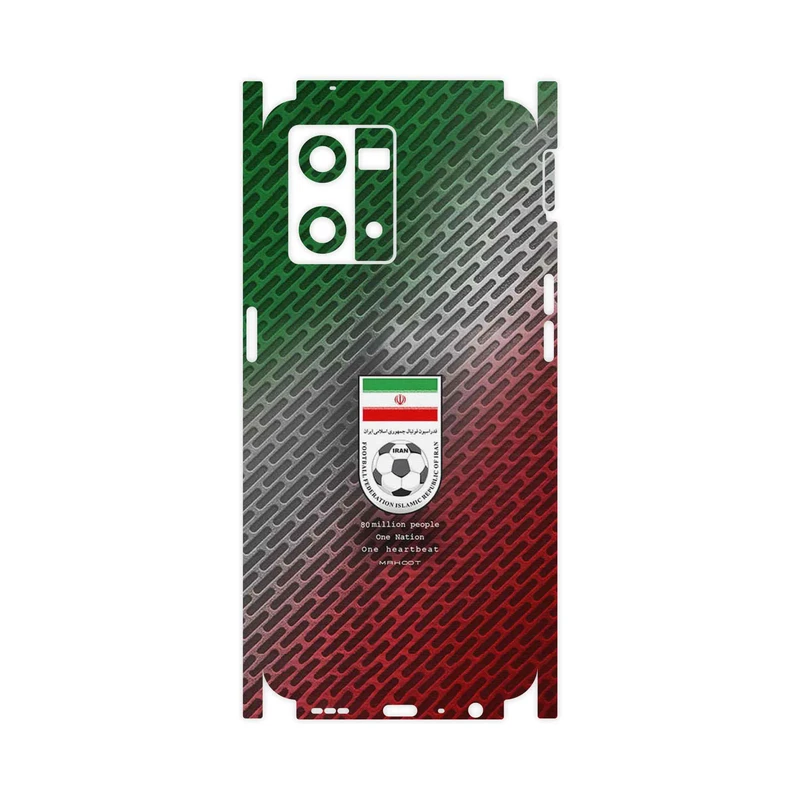برچسب پوششی ماهوت مدل Iran_National_Football_Team-FullSkin مناسب برای گوشی موبایل اپو Reno 8 4G
