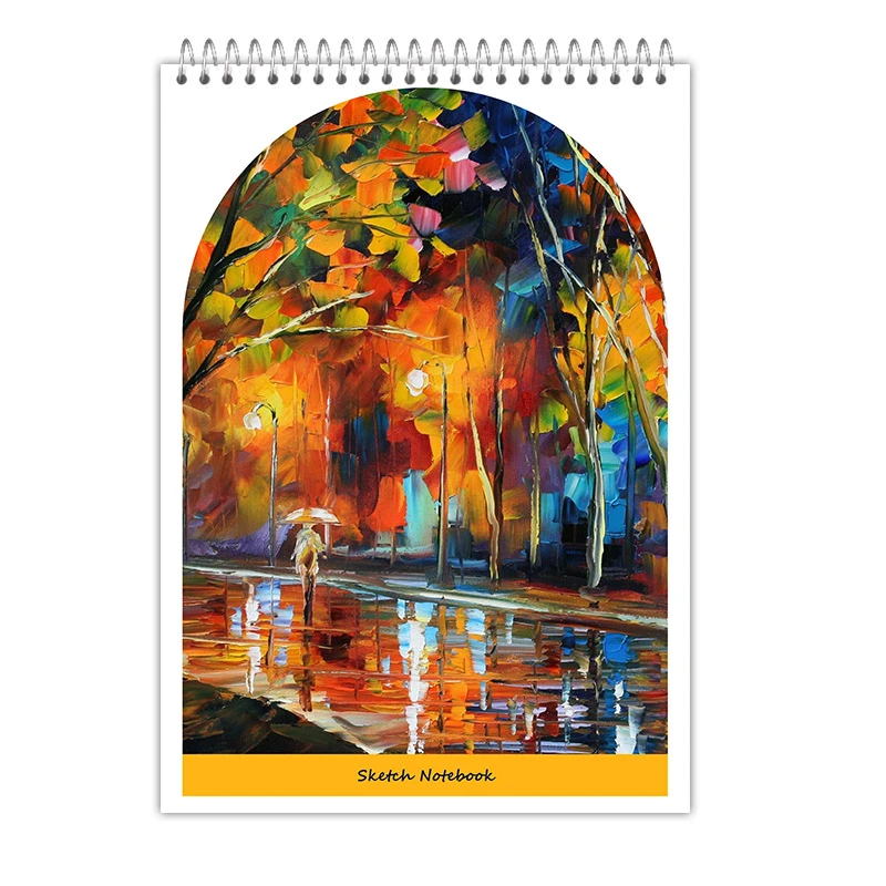 دفتر طراحی 50 برگ آی چاپ مدل پاییز کد 889