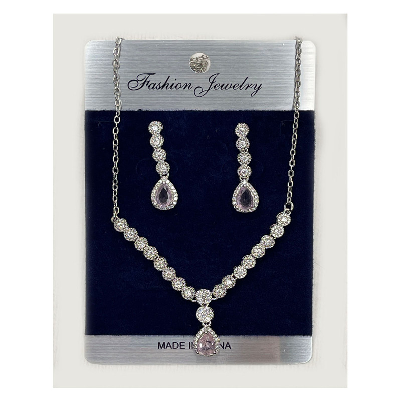 نیم ست زنانه فشن جویلری مدل جواهر