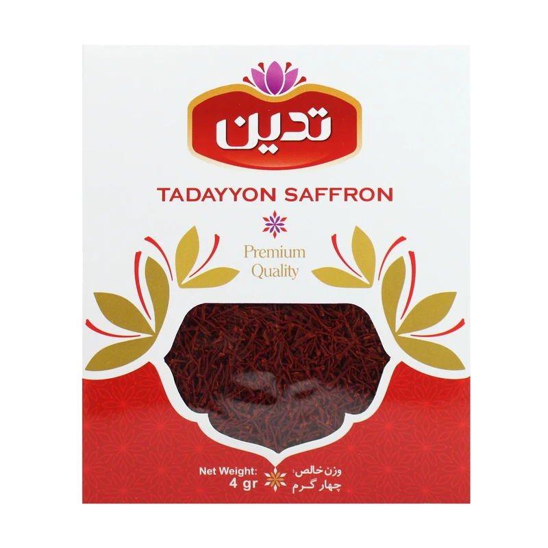 زعفران سرگل درجه یک تدین - 4 گرم