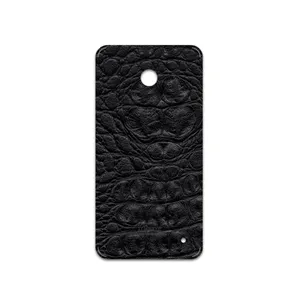 MAHOOT Black-Crocodile-Leather Cover Sticker for Nokia Lumia 630