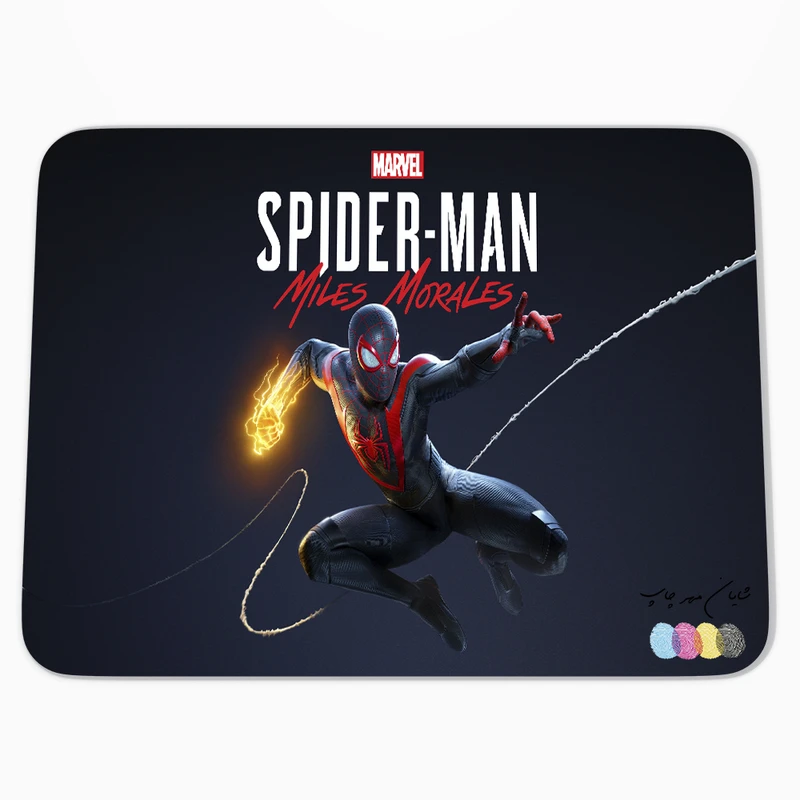ماوس پد شایان مهر چاپ طرح spider man miles morales 03