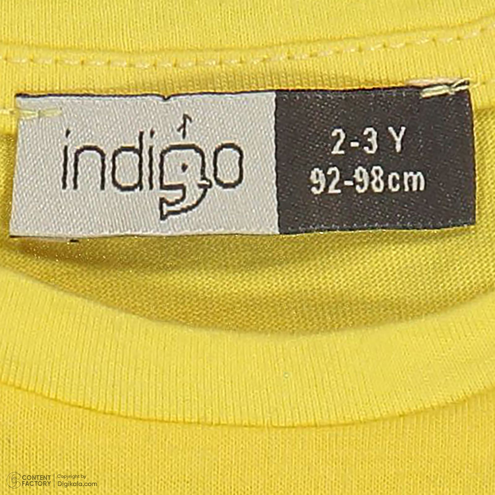 ست تی شرت و شلوارک نوزادی پسرانه ایندیگو مدل 140211046 -  - 9