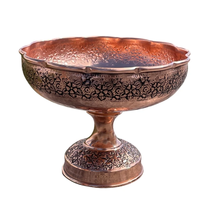 شکلات خوری قلمزنی مسی مدل دیبا