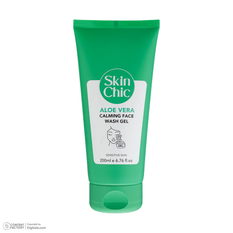 ژل شست و شوی صورت اسکین شیک مدل Aloe Vera حجم 200 میلی لیتر