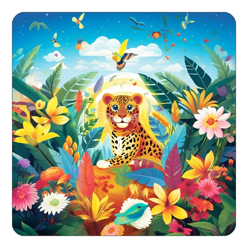 مگنت کاکتی طرح حیوانات رنگی مدل mp26839