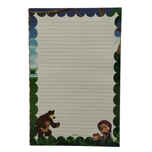 کاغذ A4 رنگین کمان مدل ماشا و خرس بسته ۲۵ عددی