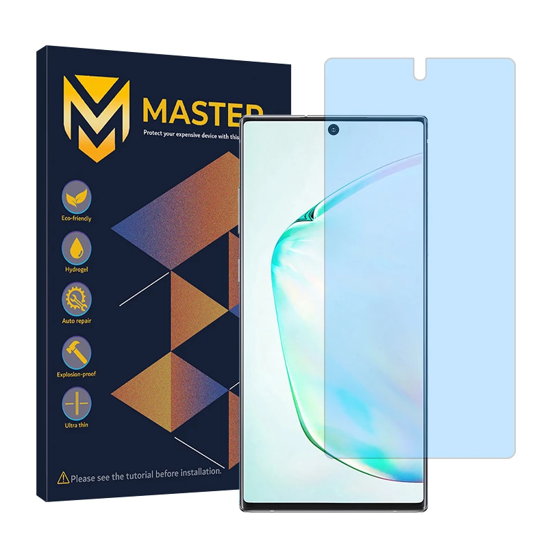 محافظ صفحه نمایش آنتی بلو مستر مدل Resistant مناسب برای گوشی موبایل سامسونگ Galaxy Note10 Plus