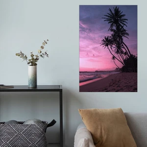 پوستر گوفی مدل ساحل زیبا هاوایی آرامش بخش طرح طبیعت و گردشگری Hawaii Beach 4k Poster کد MELO54