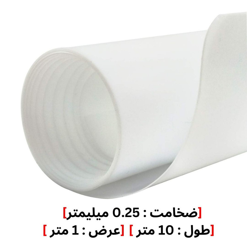 ورق تفلون نسوز PTFE مدل 0.25MM طول 10 متر