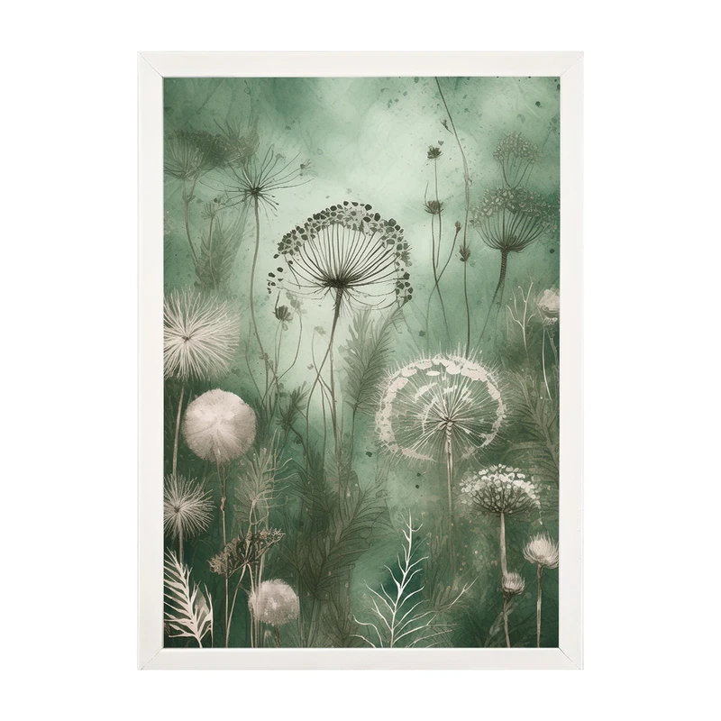 تابلو مدل دیواری طرح گل قاصدک کد EA-1078