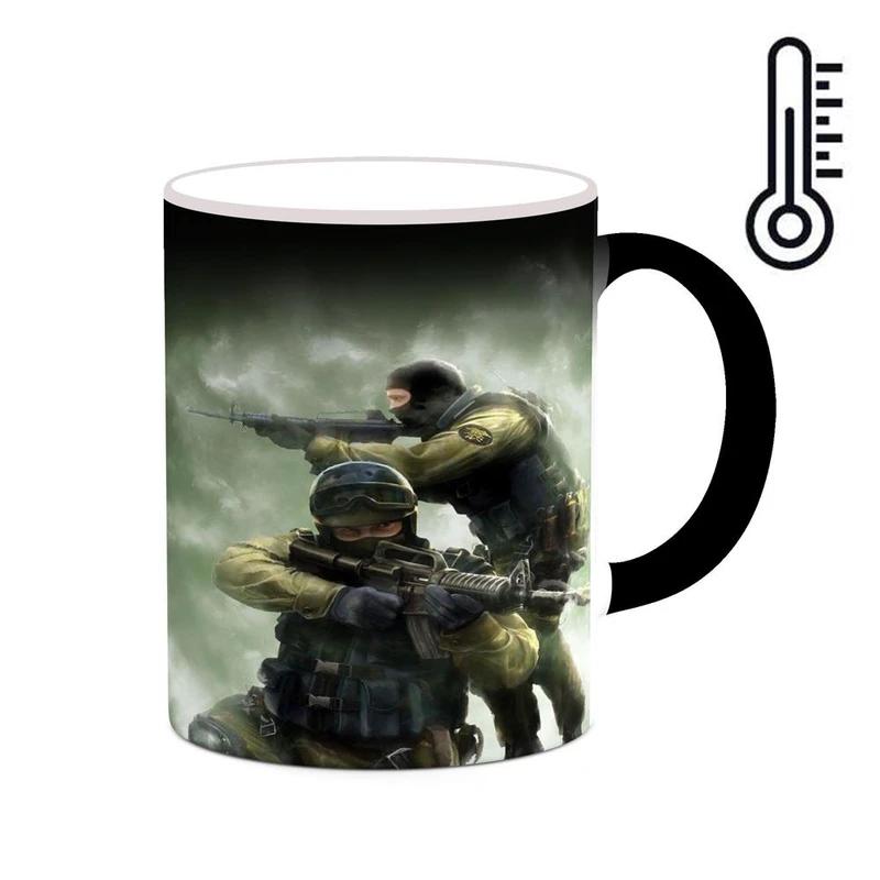 ماگ حرارتی کاکتی مدل بازی کانتر استرایک Counter-Strike 1.6 کد mgh28067
