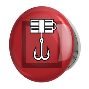 آینه جیبی خندالو طرح kapkan بازی رینبو سیکس سیج مدل تاشو کد 30318