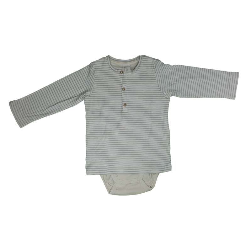 بادی آستین بلند نوزادی اچ اند ام مدل MA1432