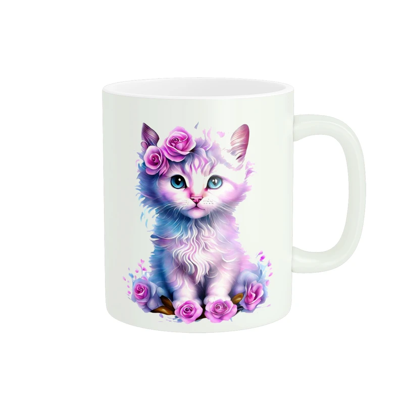 ماگ طرح گربه14