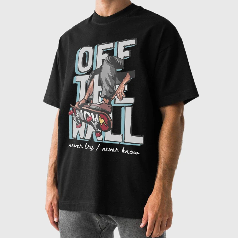 تی شرت آستین کوتاه مردانه مدل اسکیت برد استریت استایل کد z624