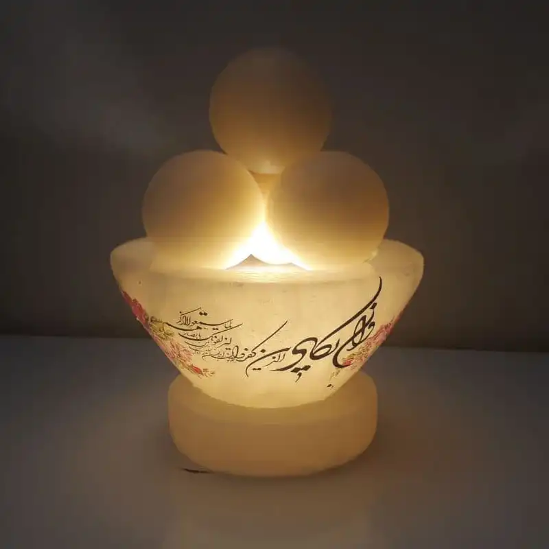 آباژور سنگ نمک مدل گوی کد 1407