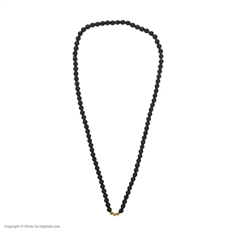 گردنبند مدل مهره ای اونیکس کد Z6970
