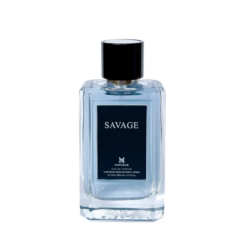 ادو پرفیوم مردانه ماتئوس مدل Savage با رایحه خنک حجم 110 میلی لیتر