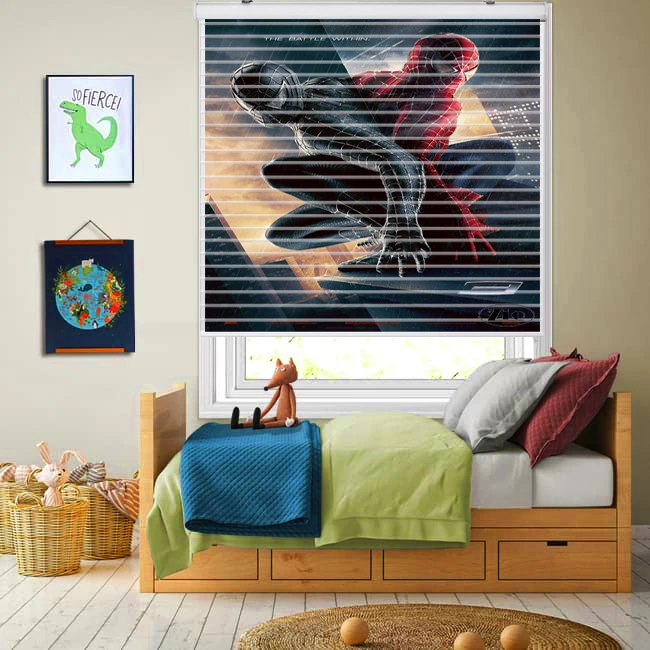 پرده زبرا زیو مدل سیلوئت K3032 سایز 150x150 سانتی متر