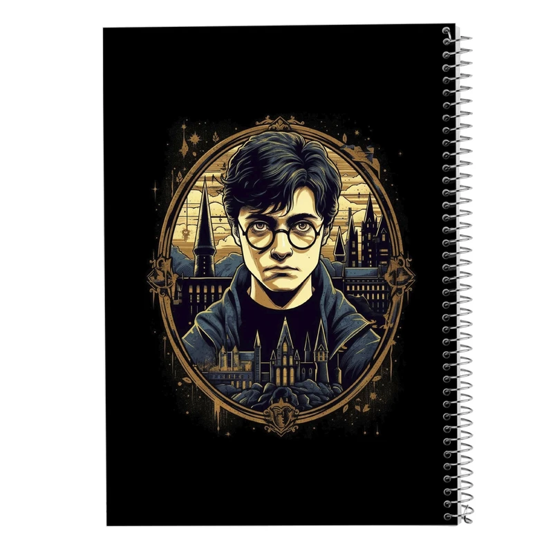 دفتر ژورنال نویسی 50 برگ مدوپد مدل نقطه ای طرح هری پاتر harrypotter کد DF10201