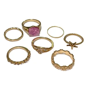 انگشتر زنانه کد 03 مجموعه 7 عددی