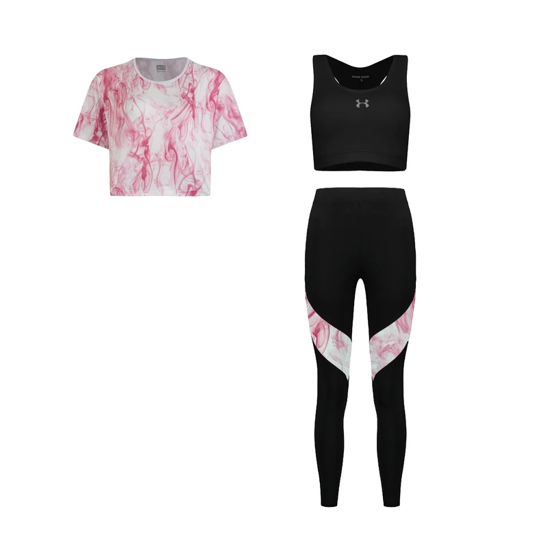 ست سه تکه لباس ورزشی زنانه مدل 1801-1401-56