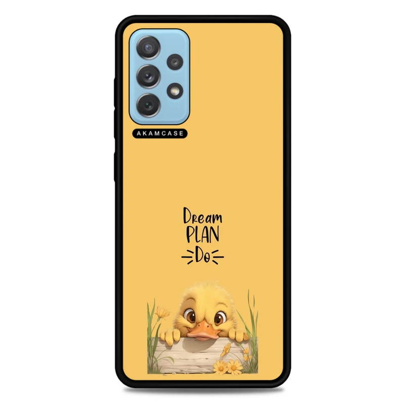 کاور آکام مدل AMC-WSGA72-ANIMALS QOUTES-22 مناسب برای گوشی موبایل سامسونگ Galaxy A72
