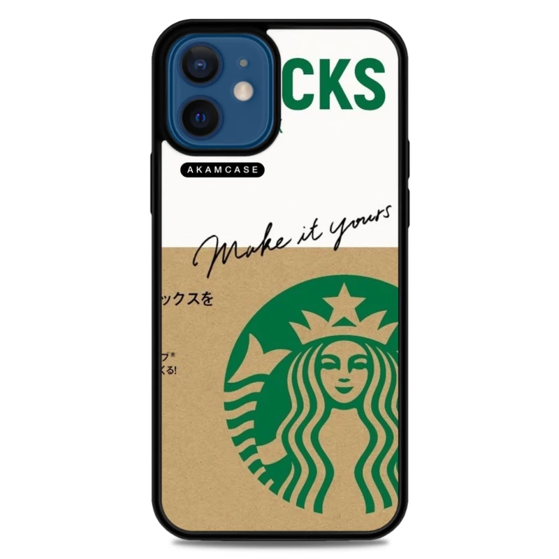کاور آکام مدل AMCWA12M-STARBUCKS6 مناسب برای گوشی موبایل اپل iPhone 12 Mini