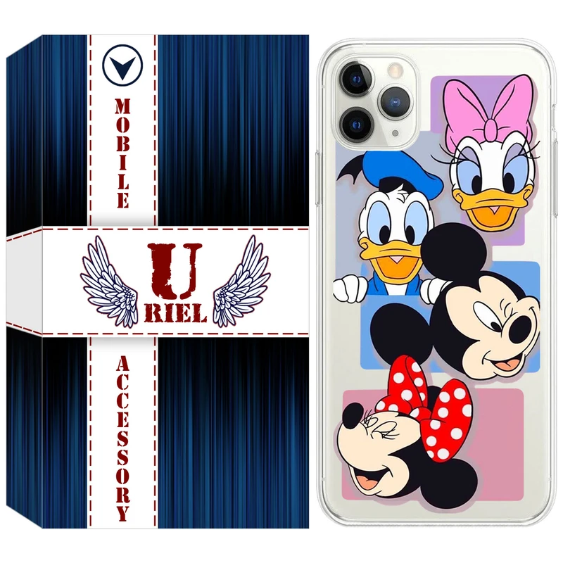 کاور  یوریل قاب مدل Clear کد 5 طرح عروسکی مناسب برای گوشی موبایل اپل iPhone 11 Pro Max