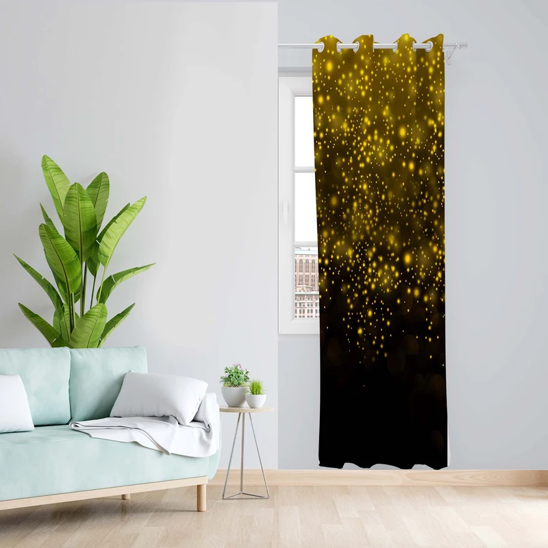 پرده طرح نور مدل مخمل پانچی کد 5622 z سایز 140x200 سانتی متر