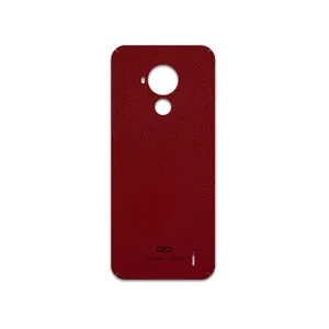MAHOOT Red-Leather Cover Sticker for Nokia C30