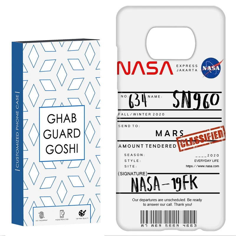 کاور قاب گارد گوشی طرح ناسا کد Dimo-192 مناسب برای گوشی موبایل شیائومی POCO X3 / X3 PRO / X3 NFC