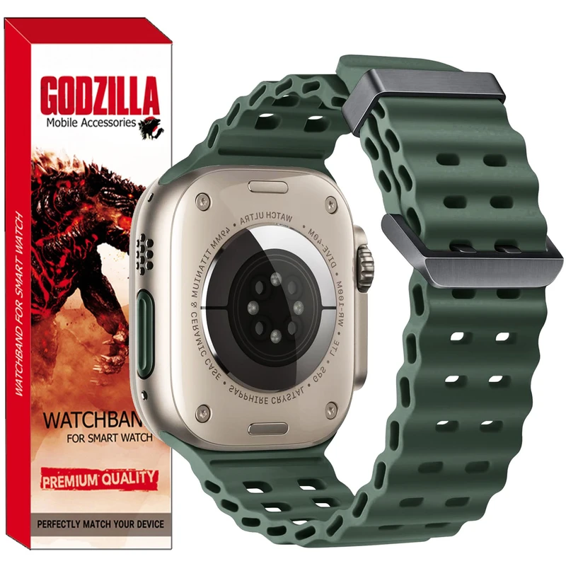 بند گودزیلا مدل Marine Loop مناسب برای ساعت هوشمند اسمارت واچ HK9 Pro / HK9 Pro Plus