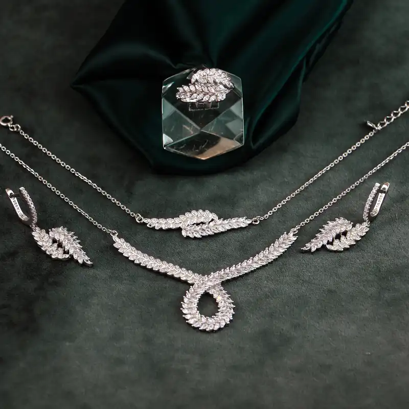 سرویس نقره زنانه جی تی ای مدل جی نایس 36