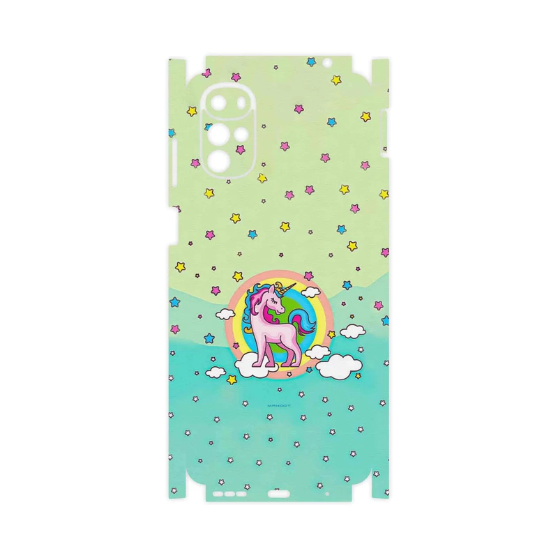 برچسب پوششی ماهوت مدل Rainbow unicorn adventure-FullSkin مناسب برای گوشی موبایل موتورولا Moto G22
