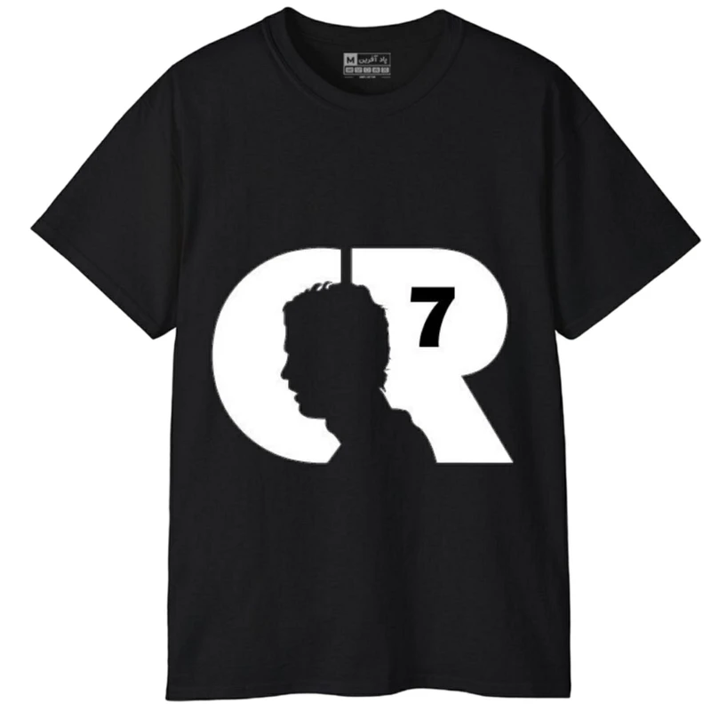 تی‌شرت آستین کوتاه مردانه پاد آفرین مدل فوتبالی رونالدو کد CR7 424