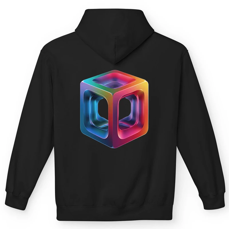 هودی مردانه پاد آفرین مدل مکعب کد p-082