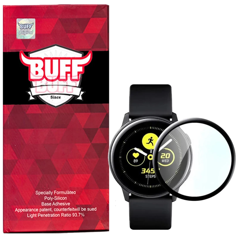 محافظ صفحه نمایش بوف مدل FullGlue-Flexible مناسب برای ساعت هوشمند سامسونگ Galaxy Watch 4/5 /Active 2/1 40mm