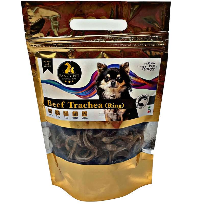 غذای تشویقی سگ فنسی پت مدل Beef Trachea (Rings) وزن 100 گرم